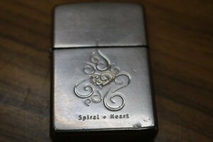 Zippo ジッポーライター　本物　ハートのモチーフ　