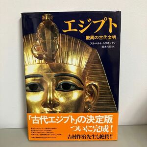 大型本●エジプト 驚異の古代文明 アルベルト・シリオッティ 鈴木八司 1995年 新潮社●古代エジプトの決定版 写真とイラスト●A3672-8