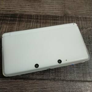 3ds 本体 アイスホワイト 白 NINTENDO 3DS 中古 任天堂 送料無料 動作確認◎ 2D/3D切り替えスイッチ× 03241