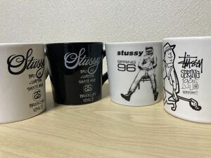 STUSSY マグカップ ステューシー ワールドツアー 4個セット ノベルティー 非売品 