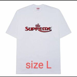 Supreme crown Tee クラウン シュプリーム Tシャツ 白 ホワイト　size L