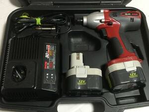 RYOBI 充電式インパクトドライバー BID-1220 12V バッテリー 充電器 ケース