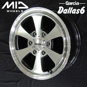 MID Garcia Dallas6 (ポリッシュ/ライングレー) アルミホイール1本 17×6.5J 6H PCD139.7 +38