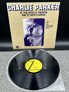 ２０１３　レコード　ＬＰ　チャーリーパーカー　CHARLIE PARKER AT THE APOLLO THEATRE AND ST.NICK'S ARENA