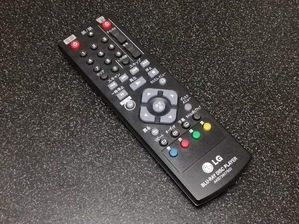 ■即決■LG BDプレーヤーリモコン「AKB73657902」■