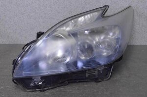 プリウス S 前期(ZVW30) 純正 コイト 破損無 取付OK 動作保証 左 ヘッドライト LED レベライザー付 47-30 s011338