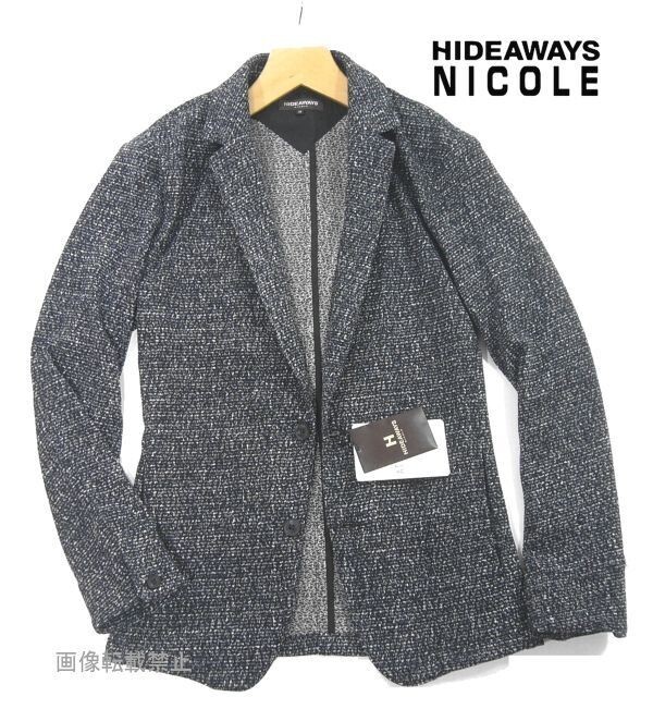 早い者勝ち・美品】ハイダウェイニコル ジャケット 黒 48(L) - メルカリ