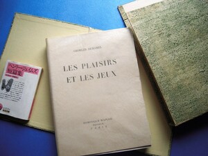 マリアンヌ・クルゾーオリジナル銅版画21点！ジョルジュ・デュアメル『楽しみと遊び Les Plaisirs et les Jeux』限50 1946 2スイート欠