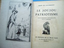 「J-E.ラブルール巻頭銅版画3態 和紙本限20 1927 レミ・ド・グールモン『Le Joujou Patriotisme(愛国心の玩具)』」_画像1