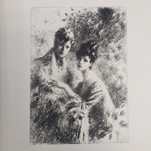 シャルル・ゲランリトグラフ12点！限147 1925『12のエレジーXII Elegies』Marceline Desbordes-Valmore Lithographies par Charles Guerin_画像6