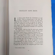 「サルトル『嘔吐 La Nausee』1951」Georges Duhamel 名入本(H.C版？) E.ゴエルグのオリジナルリトグラフによるサルトル肖像画_画像7