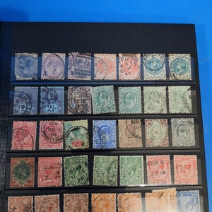 「内田コレクション切手蒐集帳 560枚～ イギリス(普通) 全点撮影しています！