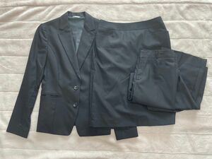 スーツ セットアップ パンツ ジャケット スカート 黒