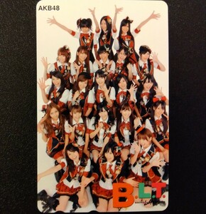 AKB48　柏木由紀ほか　B.L.T テレカ　★新品未使用★