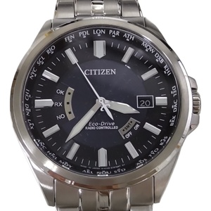 【未使用】 CITIZEN シチズン CB0011-69L 文字盤ブラック 電波ソーラー 電波時計 メンズ腕時計 保証書、取扱説明書あり L61308RE
