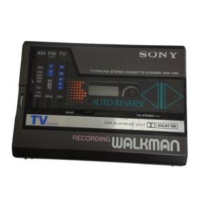 【中古品】 SONY ソニー WALKMAN ウォークマン TV FM AM ステレオカセットコーダー WM-F85 動作未確認 本体のみ N60275RL