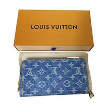 【未使用品】 LOUIS VUITTON ルイヴィトン 2024 モノグラム デニム LVリミックス ジッピー ウォレット 財布 長財布 N60227RK_画像7