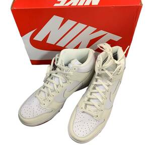 ◆未使用品◆ナイキ Nike DUNK HIGH_ダンク ハイ DD1869 109 メンズスニーカー 28.0cm ハイカット WHT Q60366NK