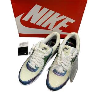 ◆中古品◆NIKE AIR MAX 90 BUBBLE PACK WHITE エアマックス90 バブル パック ナイキ CT5066-100 28cm メンズ スニーカー X60357NL