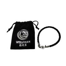 【未使用】WOLFMAN B.R.S ウルフマンブラザース ブレスレット メンズアクセサリー 布袋付き L59915RD_画像1