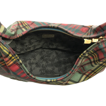 ◆中古品◆Vivienne Westwood ヴィヴィアンウエストウッド ショルダーバッグ チェック柄 マルチカラー X51006NSS_画像5