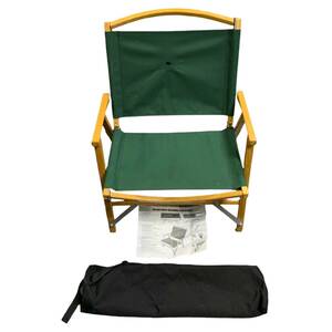 ◆中古品/焦げ跡有◆カーミットチェア kermit chair アウトドア キャンプ グリーン系 緑 チェア 説明書・保管袋付 X57658NL