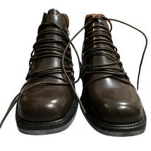 ◆中古品/箱スレ有◆グッチ GUCCI ブーツ 7 茶色 ブラウン （日本サイズ23.5～24.0cm相当）90s トムフォード期 イタリア製 X61190NC_画像2