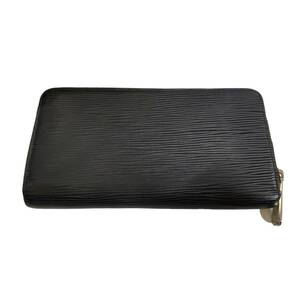 【中古品】 LOUIS VUITTON ルイヴィトン エピ M61857 長財布 ラウンドジップ ブラック メンズ 箱無 本体のみ N61376RKの画像2