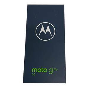 【未使用】motorola MOTO G53Y 5G アークティックシルバー MOSAD2 バッテリー100% ソフトバンク 判定:〇 L60928RL