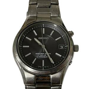 【中古品】 SEIKO セイコー 腕時計 7B22-0AD0４N1559 シルバー メンズ腕時計 リューズ操作不可 動作未確認 本体のみ hi6720RO