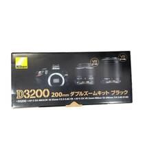 【中古品】 Nikon ニコン D3200 200mmダブルズームキット ブラック 18-55 VR KIT デジタル一眼カメラ 動作確認済 N59610RE_画像10