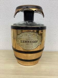 【未開栓】 HENNESSY NAPOLEON ヘネシーナポレオン 樽型ボトル 金樽 古酒 コニャック ブランデー 樽上部破損有 kyZ7734K