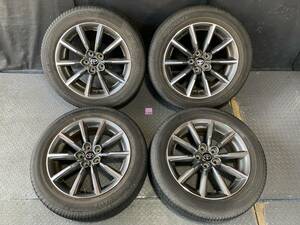 ZN6 86 前期 16インチ 6.5J +48 5H 5穴 PCD100 アルミ ホイール 4本 ENKEI 205/55R16 トヨタ スバル純正 ZC6 BRZ プリウスにも