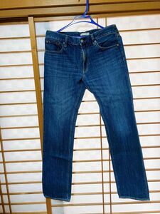 【最終値下げ】【ユニクロ】レギュラーストレートジーンズ(丈標準79cm) 美品