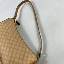 1円〜【極美品】 CELINE セリーヌ アクセサリーポーチ マカダム ベージュ レザー ハンドバッグ ショルダーバッグ ミニバッグ トリオンフ_画像8