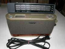 ◆SONY ICF-A100V『カード選局ラジオ』AM,FM◆受信好調/動作良好/カード3枚(関東1,東海,九州2)/ACコード◆_画像1