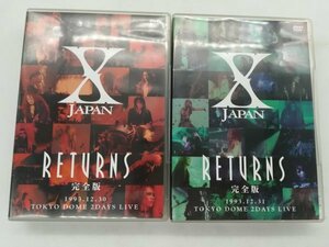 X JAPAN RETURNS 完全版 DVD-BOX　boxなし