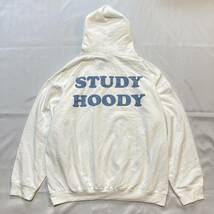 新品メンズプルオーバーパーカー長袖オーバーサイズフーディLサイズロゴパーカーHOODIE ホワイト_画像7