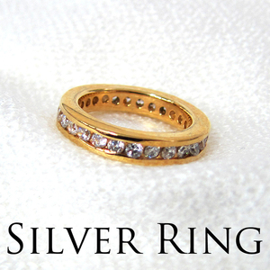  silver 925 ring ring jewelry Gold #7 (11) new goods 