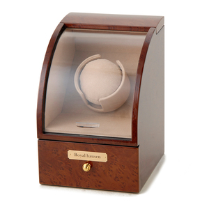 Royal hausen Royal is uzen winding machine high class Winder clock storage case wood grain SD90321 (11) new goods 
