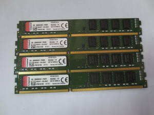 ★合計32GB★ Kingston デスクトップPC用 メモリ DDR3 KVR16N11K2/16 (8GB× 4枚) ★