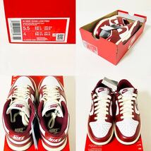 ★売切★NIKE DUNK LOW PRM チームレッドxホワイト ヴィンテージUS5.5(22.5cm)新品未使用国内正規★JORDANSBAIRMAX国内定価￥15,400_画像6