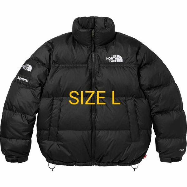 supreme the north face split nuptse jacket down Black ヌプシ 黒 ブラック