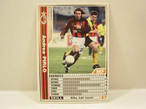 ■ WCCF 2001-2002 白 アンドレア・ピルロ　Andrea Pirlo 1979 Italy　AC Milan 01-02 #155