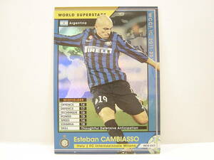WCCF 2011-2012 WOS-EXT カンビアッソ　Esteban Cambiasso 1980 Argentina　FC Inter Milano 11-12 Extra Card