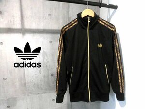 美品 adidas Originals アディダスオリジナルス アニマル トラックトップM/ファイヤーバード ジャージトップス/トラックジャケット/黒 豹