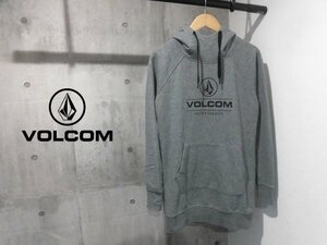 VOLCOMボルコムCOSTUS P/OVER FLEECEロゴプリント スウェット パーカーS/ロング丈 プルオーバーフーディ/H2451713/レディース/スノーボード