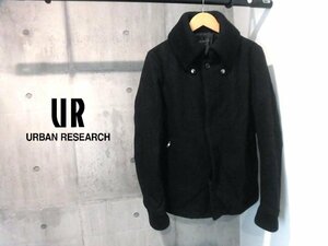URBAN RESEARCH アーバンリサーチ メルトン ドンキージャケット 40/ドンキーコート/黒 ブラック/メンズ