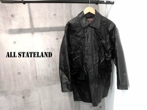ALL STATELAND ラムレザージャケット L/ラムスキン コート/革ジャン/シープスキン/90s 90年代