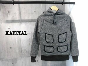 KAPITAL キャピタル ビーチクロス プルオーバー パーカー S/フーディ/メンズ/日本製